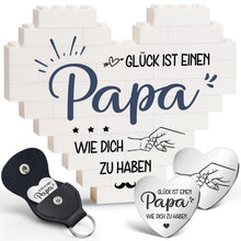 Geschenkset Papa: Herz & Schlüsselanhänger für Vatertag