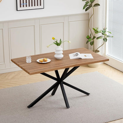 Esstisch Set mit 6 Cord-Stühlen – Modern & Komfortabel