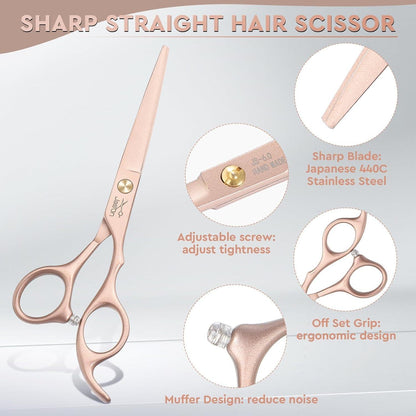 Friseurscheren Set & Machete Bundle – Profi Haarschneideschere & Outdoor Messer