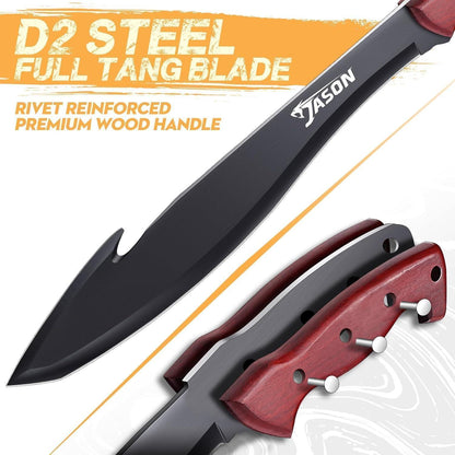 Friseurscheren Set & Machete Bundle – Profi Haarschneideschere & Outdoor Messer