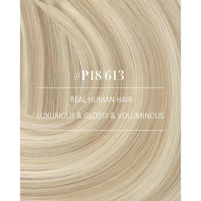 Blond Clip-in Echthaar Extensions 60cm – Volumenspendend & Vielseitig