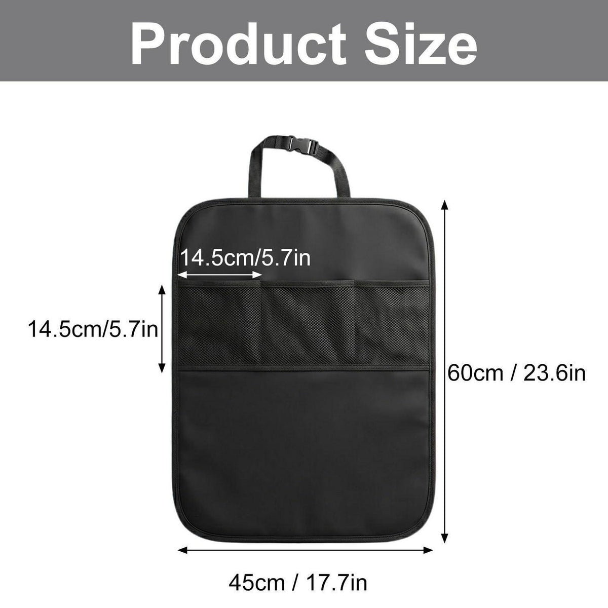2x Autositz Rücklehne Schutz Kinder – Wasserdichter Organizer