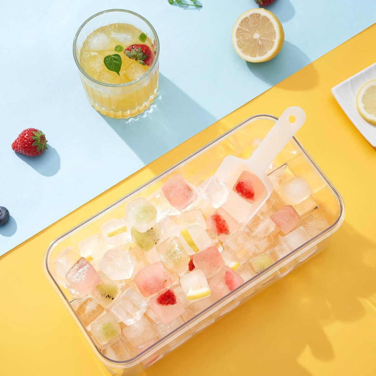 Silikon Eiswürfelform 36 Mulden für Eis, Schokolade & mehr