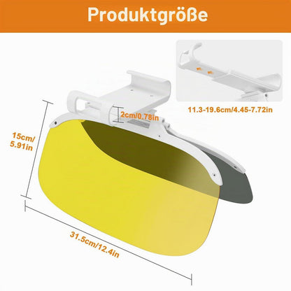 Auto Sonnenblendenverlängerung 2-in-1 Tag & Nacht