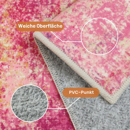 Moderner Wohnzimmerteppich 200x290 cm – Waschbar & Rutschfest