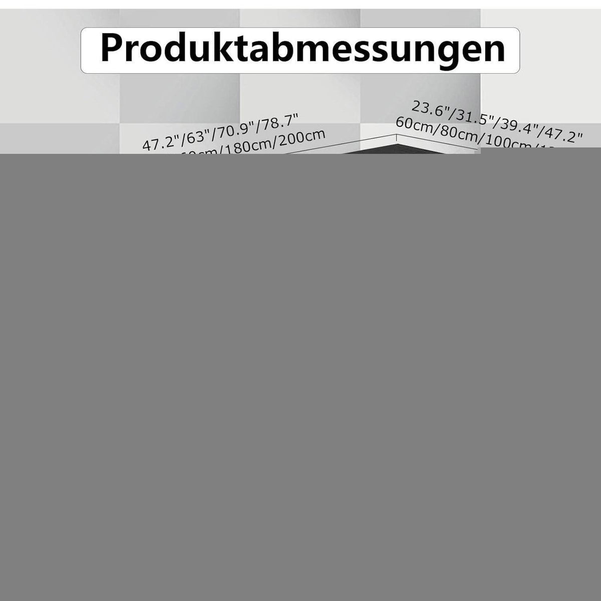 Modularer Konferenztisch, Erweiterbar für 4-12 Personen, 180cm Schwarz-Weiß