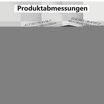 Modularer Konferenztisch, Erweiterbar für 4-12 Personen, 180cm Schwarz-Weiß