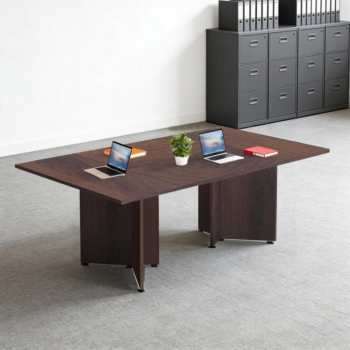 Erweiterbarer Konferenztisch Modular | 360 cm | Dunkelbraun
