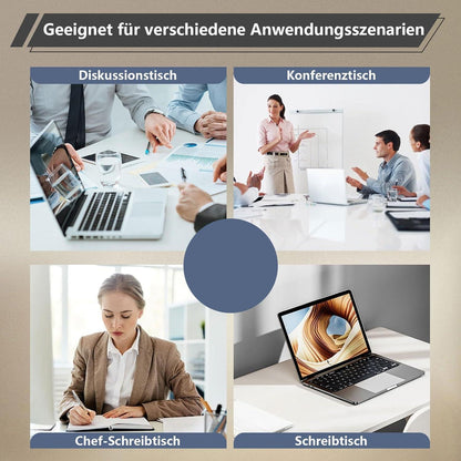 Erweiterbarer Konferenztisch Modular | 360 cm | Dunkelgrau
