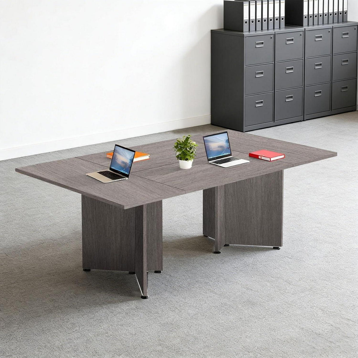 Erweiterbarer Konferenztisch Modular | 360 cm | Dunkelgrau