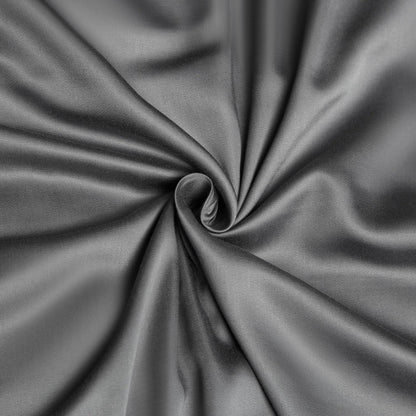 Bambus Bettwäsche Set 200x200 cm Grau | Atmungsaktiv & Kühlend