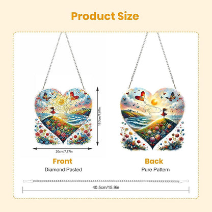 Diamant Painting Anhänger Set für Fenster & Wanddeko