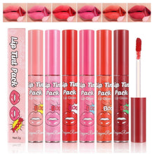 6er Set Peel-Off Lippenstift – Matte Lippenfarben für vollere Lippen