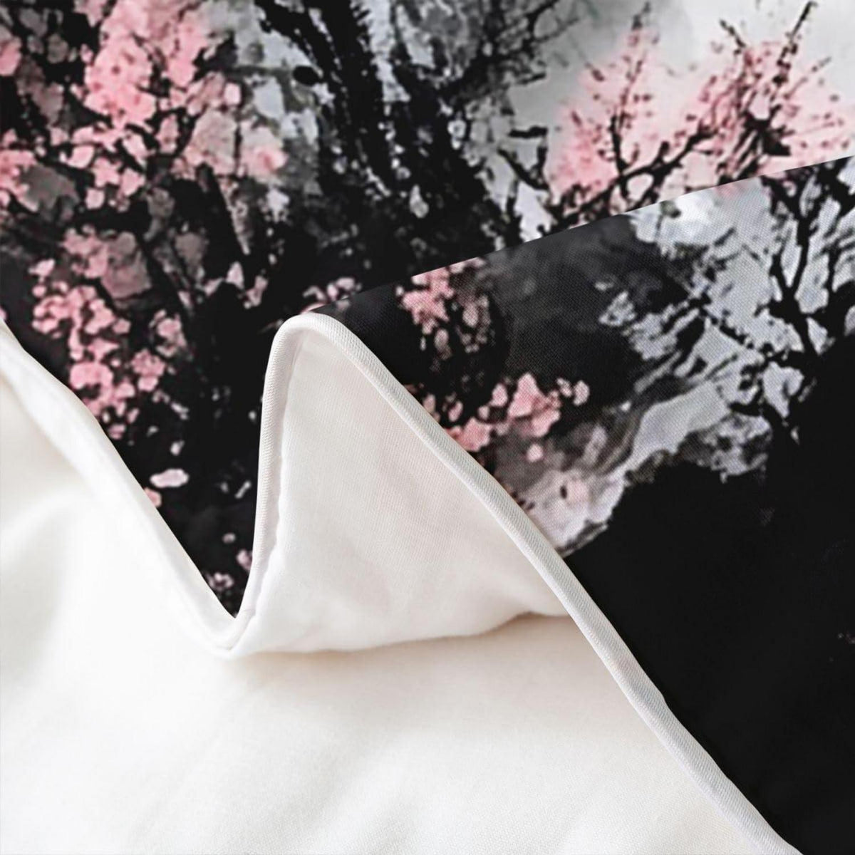 Japanischer Tusche-Stil Bettbezug 135x200 Baumwolle