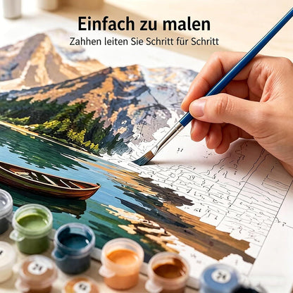 Malen nach Zahlen Auto – DIY Bastelset für Erwachsene
