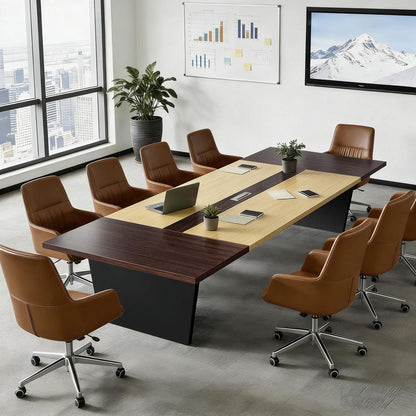 Moderner Konferenztisch 180x100cm – Stabiler Besprechungstisch für Büro