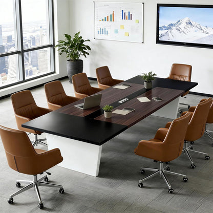 Moderner Konferenztisch 200x100cm – Stabiler Besprechungstisch für Büro