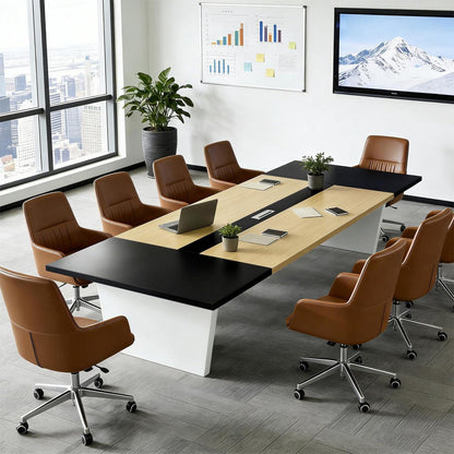 Konferenztisch 200x120cm – Moderner Besprechungstisch für Büro & Meeting