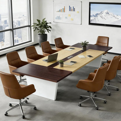 Moderner Konferenztisch 180x100cm – Stabiler Besprechungstisch für Büro