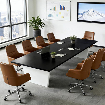 Moderner Konferenztisch 240x100cm – Stabiler Meetingtisch für Büro