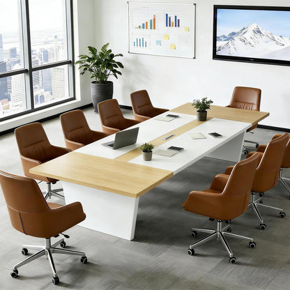 Moderner Konferenztisch 200x120cm – Stabiler Meetingtisch für Büro