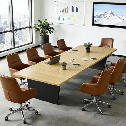 Konferenztisch Groß 200x100cm – Moderner Meetingtisch für Büro