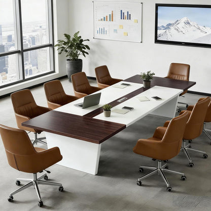 Moderner Konferenztisch 240x100cm – Stabiler Besprechungstisch für Büro