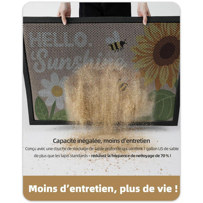 Fußmatte außen 90x150 cm Sonniges Gold – Schmutzfangmatte