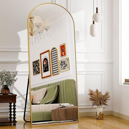 Ganzkörperspiegel 165x57 cm – Stand- & Wandspiegel Gold