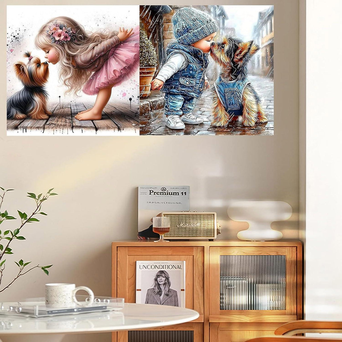 Malen nach Zahlen für Erwachsene – DIY Hund Motiv