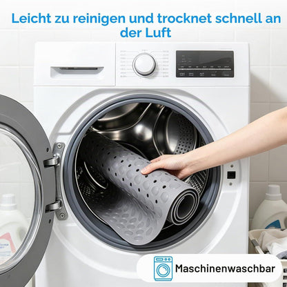 Rutschfeste Duschmatte Grau 60x90cm – Antibakteriell & Schimmelresistent