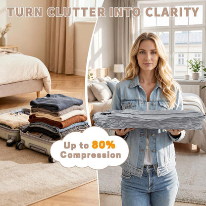 Koffer Organizer Set 4er Packwürfel & Vakuumbeutel TPU Wasserdicht