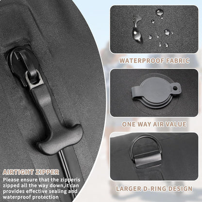Koffer Organizer Set 5tlg. Compression Packwürfel Vakuumbeutel