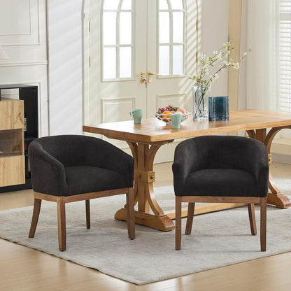Esszimmerstühle 2er Set mit Armlehnen, Mid Century Design