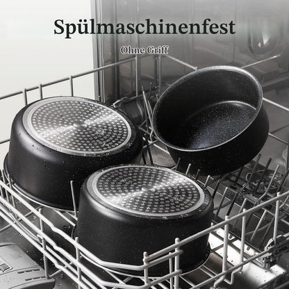 Keramik Topfset Induktion 16/18/20cm – 7-teilig mit Griff