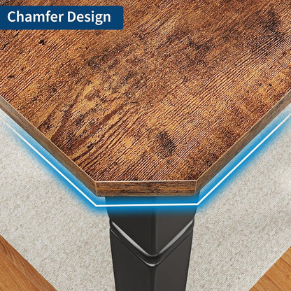 Esstisch 180x90cm Holz Metallgestell – Küchentisch für 4-6 Personen