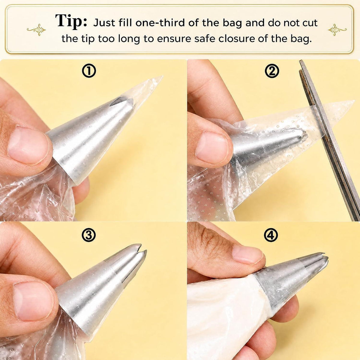 Einweg Spritzbeutel 100er Pack – 30x20cm für Torten & Gebäck