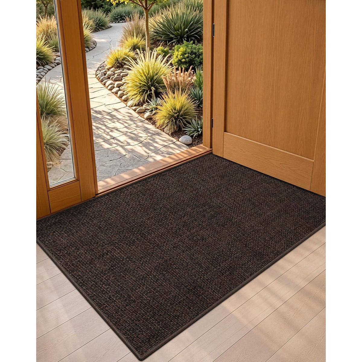 Schmutzfangmatte Innen 120x180cm Kaffeebraun – Modern & Rutschfest