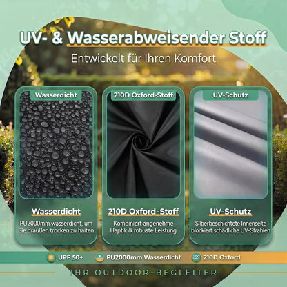 Faltpavillon 3x6 Wasserdicht mit 6 Seitenwänden – Partyzelt & Festzelt