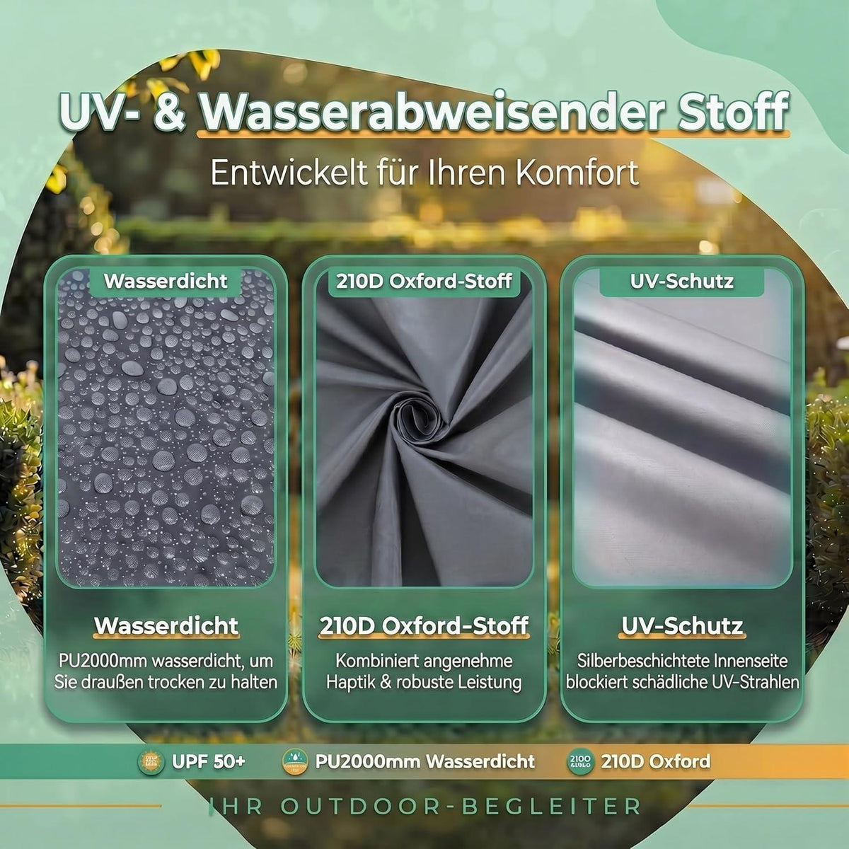 Faltpavillon 3x3 Wasserdicht mit Seitenwänden – Grau