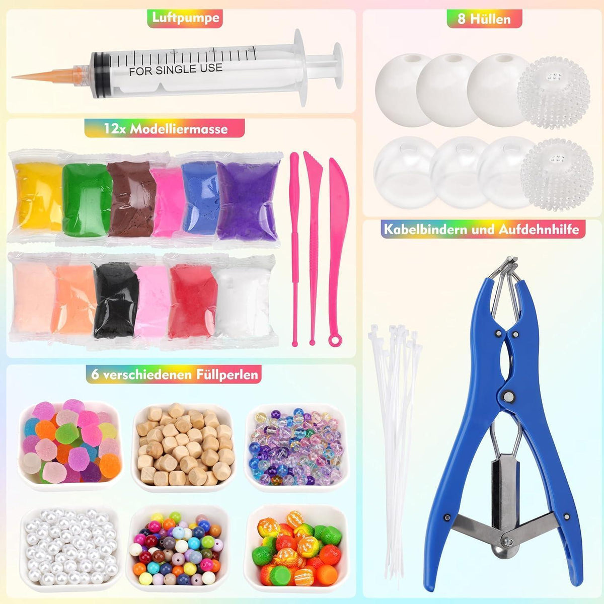 DIY Stressball Set – Anti-Stress Bälle selber machen