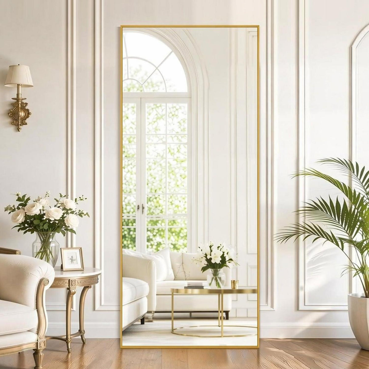 Ganzkörperspiegel 165x60cm – Stand- & Wandspiegel Gold