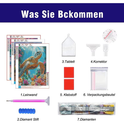 Diamond Painting Meerblick 3er Set - 5D Strandbild DIY