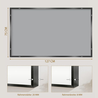 Badspiegel 127x75cm mit ESG-Glas & Rostschutz