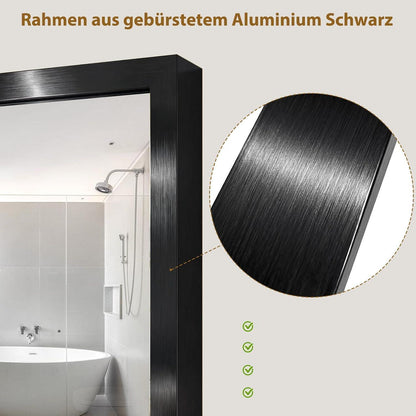 Großer Wandspiegel 121x91cm – Rostfrei & Sicherheitsglas