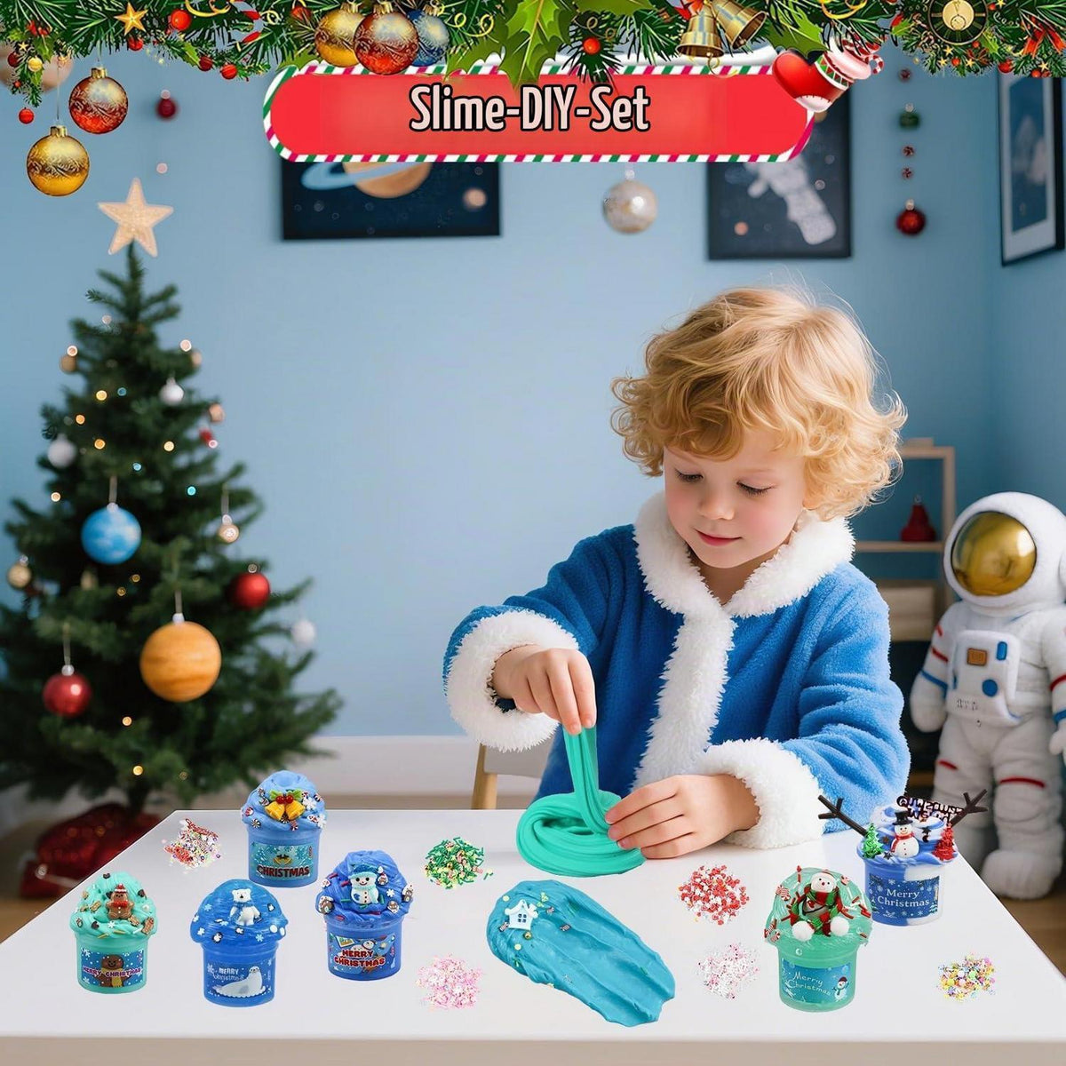 Slime Adventskalender 2026 für Kinder – 24 Überraschungen