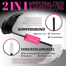 Schwarzer Wimpernkleber 10ml – 72h Halt, Wasserfest & Hypoallergen