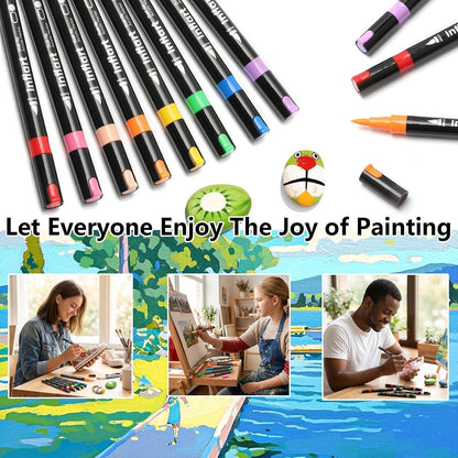 120 Acrylstifte Set – Farbenvielfalt zum Basteln & Zeichnen