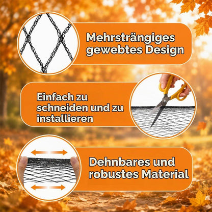 Teichnetz Feinmaschig 4x6m mit Zubehör für Garten & Balkon