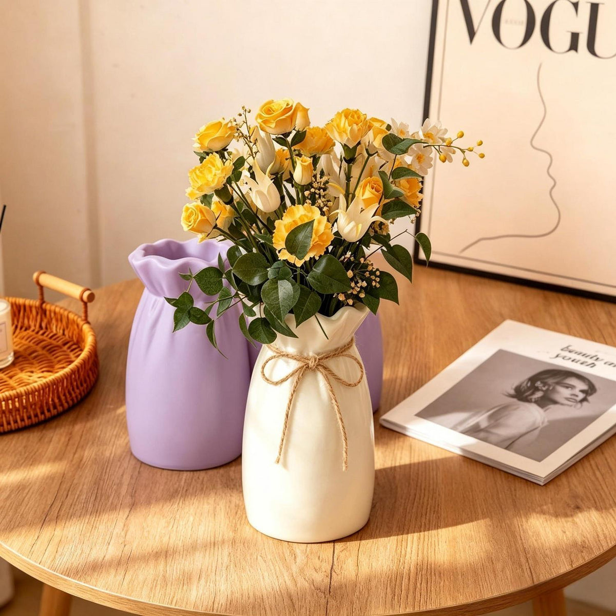 Silikonform Vase für Epoxidharz, Beton & Gips